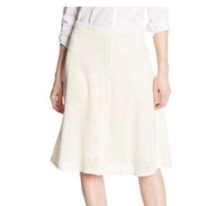 THREE dots  All Over Crochet Lace A-Line Skirt
